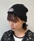 【UNIVERSAL OVERALL】エステルサークルロゴニット帽