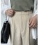 美脚タックカラーパンツ