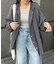フード付チェックシャツ