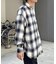 オンブレチェックビッグネルシャツ