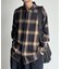 オンブレチェックビッグネルシャツ