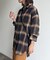 オンブレチェックビッグネルシャツ