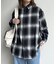 オンブレチェックビッグネルシャツ