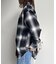 オンブレチェックビッグネルシャツ