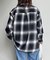 オンブレチェックビッグネルシャツ
