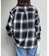 オンブレチェックビッグネルシャツ