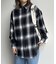オンブレチェックビッグネルシャツ