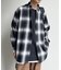 オンブレチェックビッグネルシャツ