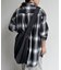 オンブレチェックビッグネルシャツ