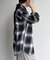 オンブレチェックビッグネルシャツ
