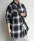 オンブレチェックビッグネルシャツ
