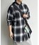 オンブレチェックビッグネルシャツ