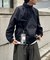 襟配色セーリングジャケット