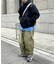 襟配色セーリングジャケット