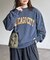 落書き刺繍カレッジロゴスウェット