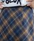 起毛チェックロングスカート