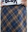起毛チェックロングスカート