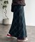起毛チェックロングスカート