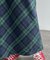 起毛チェックロングスカート