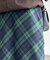 起毛チェックロングスカート