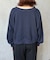 ボートネック刺繍ロゴプルオーバー