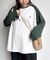 【U.S. POLO ASSN.】1ポイントミニ裏毛ラグランプルオーバー