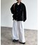 スウェットワイドパンツ
