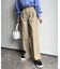 ウエストピンタックパンツ
