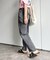 コクーンデニムパンツ