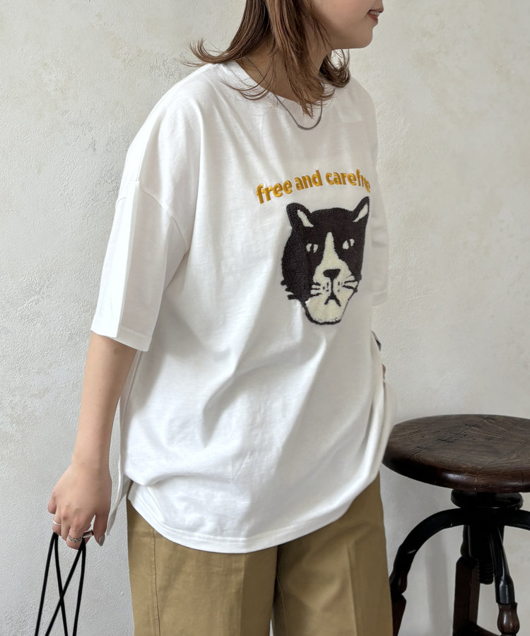 サガラ刺繍アソートモチーフビッグT