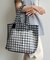 シアーチェックトートBAG