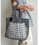 シアーチェックトートBAG