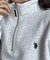 【U.S. POLO ASSN.】裏起毛ハーフジッププルオーバー