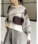 ニュアンス柄シャギーニット