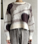 ニュアンス柄シャギーニット