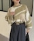 ニュアンス柄シャギーニット