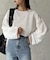 カットメッシュメロービッグプルオーバー