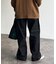 ボタンフライワイドデニム