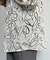 シアー長袖柄シャツ