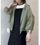 微シワフード付きシアーブルゾン