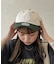 【UNIVERSAL OVERALL】ロゴデザインツイルキャップ