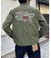バック刺繍ミリタリーシャツ