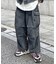 【セットアップ可能】デニムカーゴパンツ
