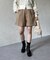アシメタックサイドベルトショートパンツ