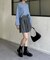 アシメタックサイドベルトショートパンツ