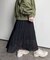 美シルエットマジョリカプリーツスカート
