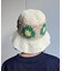 花刺繍クロシェバケットハット