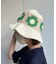花刺繍クロシェバケットハット