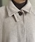 杢調ラグランスリーブスタンドネックコート