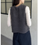シャギーVネックベスト